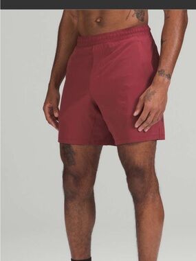 lululemon athletica Men's Athletic Shorts in Deep Maroon